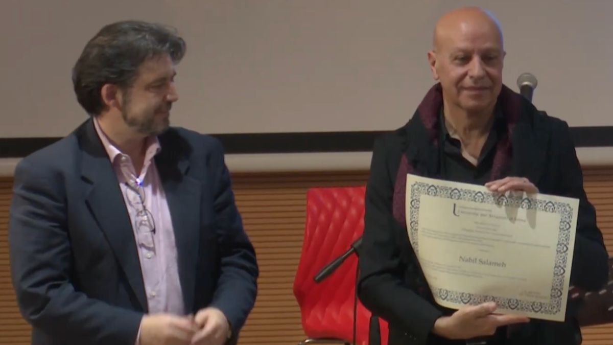 Una laurea per i ponti tra le culture a Nabil Salameh