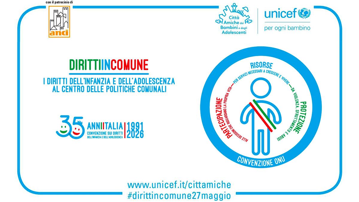 Chianciano Terme aderisce a &ldquo;Diritti in Comune&rdquo;: un impegno concreto per infanzia e adolescenza