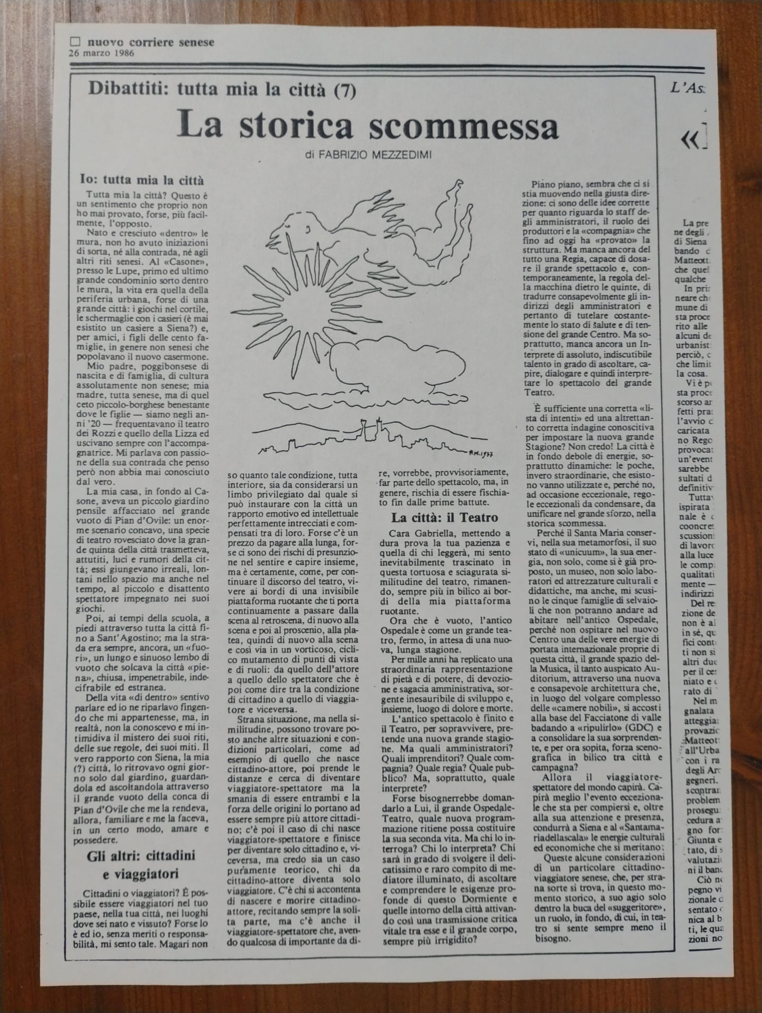 Storica scommessa