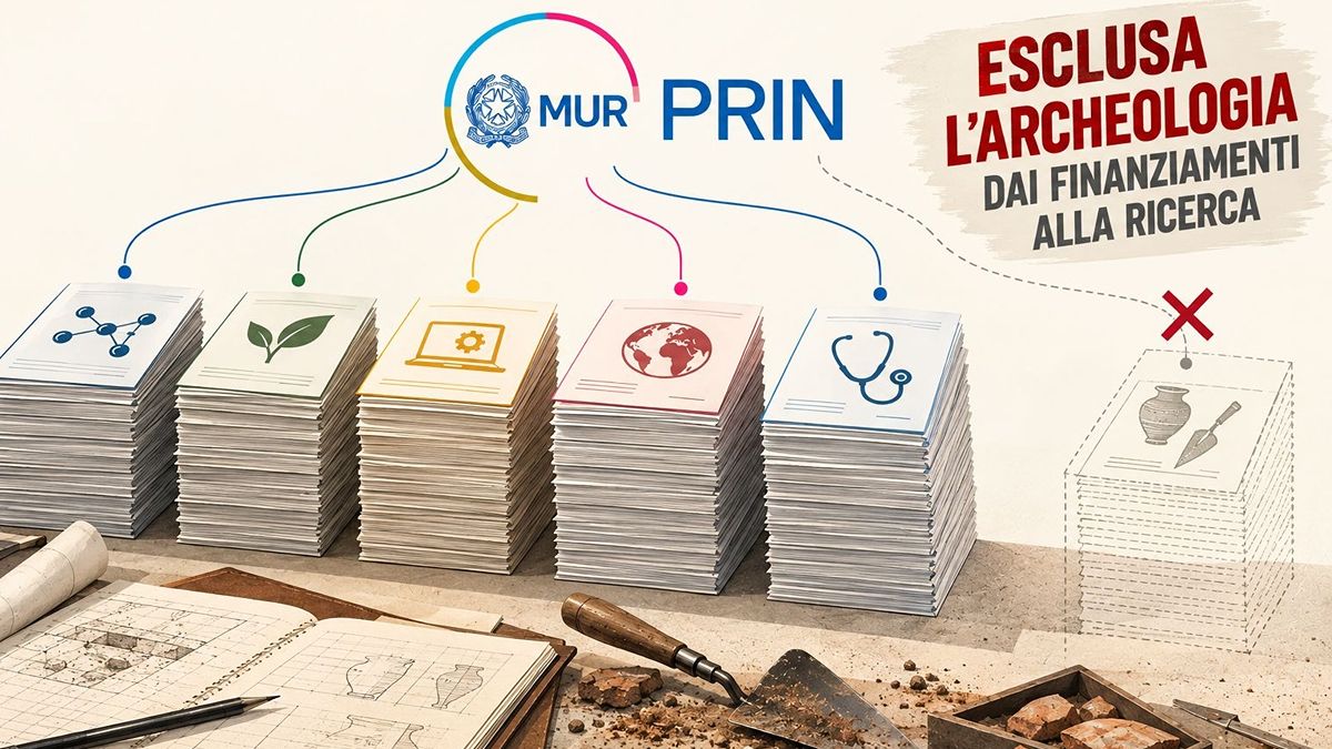 Esclusa l'archeologia dai fondi per la ricerca 2026: la cancellazione di una disciplina e l&rsquo;esigenza di trasparenza